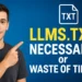 how to create a llms.txt file