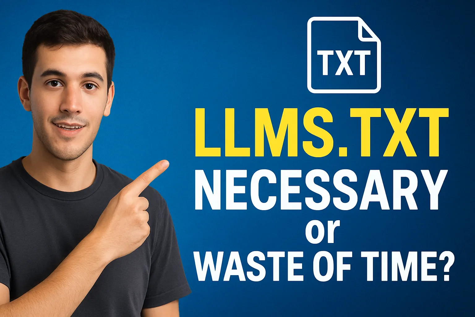 LLMS.TXT: NECESSARY or WASTE OF TIME? + How to Create it FREE
